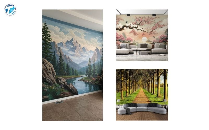 Tranh phong cảnh thiên nhiên khổ lớn